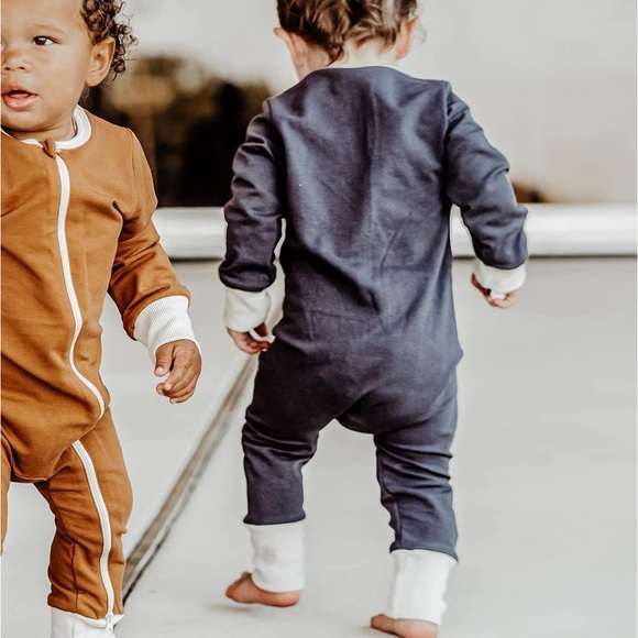 Little Bipsy 2-Way Zip Romper in Slate Blue - 12-18 Months - Picture 4 of 7